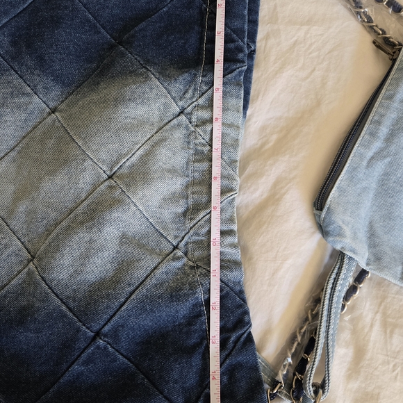 Stylish Denim Shoulder Bag - Picture 5 of 5